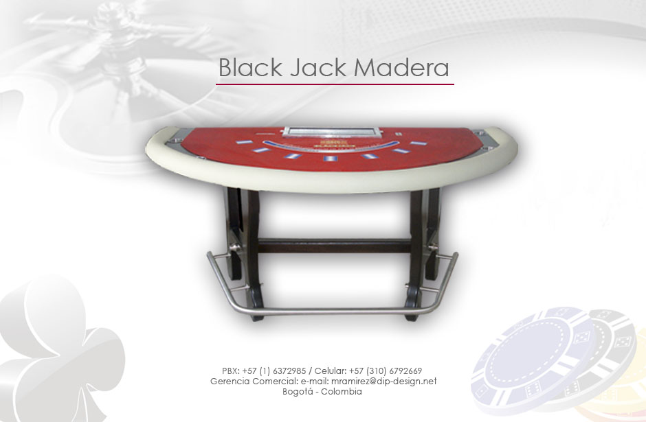 Mesa para casino Black Jack Madera